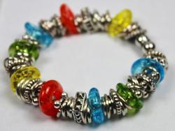 Friendship Bracelets using Fused Glass Nano Beads