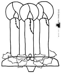 Candles Lamp Pattern