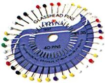 Glass Head Pins