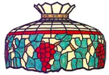22 TRADITIONAL GRAPE lamp pattern