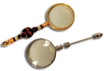 Bead-Ready Magnifying Glass - Silver