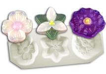 Small Mixed Flowers Casting Mold #2
