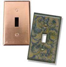 Copper Light Switch Plate