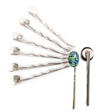 Silver Bobby Pins - 6 Pack