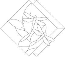 Free Damselfly Bevel Panel Pattern