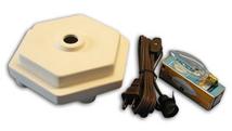 Large Ceramic Full Hexagon Lamp Base