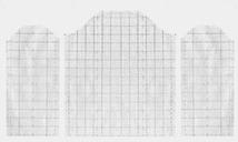 Blank Grid For Modern Fireplace Screen - 2 pack