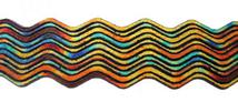 3mm DichroMagic Far Out Waves On Black - 96 COE