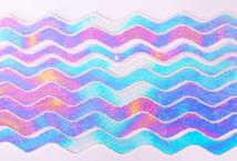 6mm DichroMagic Far Out Waves On Clear - 96 COE
