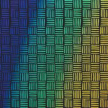 Cross Hatch Rainbow 2 On Thin Clear - 96 COE