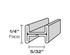 1/4 Flat H Zinc Came - Strip 1
