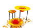 8 1/4 x 5 3/4 Drop Ring Display Stand 2