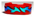 Dichroic Shockwave Shock Pack On Black - 90 Coe 3