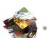1/2 Lb CBS Crinklized Scrap On Thin Clear - 90 COE 1