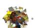 1 lb CBS Crinklized Scrap On Thin Clear - 90 COE 1