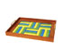Wooden Tray With Brass Handles 3
