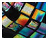 1/2 Lb Dichromagic Tie Dye Pattern Scrap On Clear - 90 Coe 2