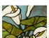 Calla Lily Medallion Stained Glass Window  1