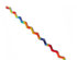 6mm Groovy Dichroic Waves On Black - 90 COE 2