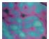 Red / Silver Blue Aurora Borealis On Thin Clear - 96 COE 2