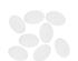 Large Pre-cut Clear Ovals - 90 COE 1