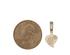 Medium Sterling Silver Plated Jewelry Heart Bails - 25 Pack 1