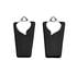 Sterling Silver Plated Heart Earring Bails - 12 Pair 2