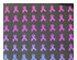 Awareness Ribbon Pink on Thin Clear - 90 COE 1