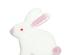 Pre-cut White Bunny - 90 COE 3