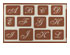Over n Over Script Alphabet Stencil 1
