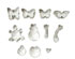 Bugs Clay Cutters - 10 Shapes 1