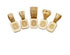 Gold Plated Variety Art Bails - 5 Pack 1
