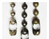 9-1/2 Medieval Brass 6.3mm Ball Chain Bracelet 1