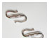 Celtic Silver Finish S Hooks - 1 Pair 1