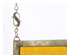 Art Nouveau Flower and Leaves Silver Finish S Hooks - 1 Pair 2