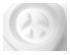 Peace Sign Jewelry Mold 1