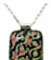 1 LB CBS Borderline Pattern Dichroic Scrap Thin Black - 96 COE 2