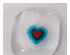 Pink Heart Millefiori - 96 COE 1