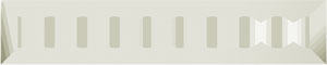 1 x 3 rectangle zipper bevel, Zipper Bevels