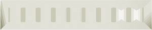 1 x 4 rectangle zipper bevel, Zipper Bevels