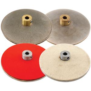 4 Diamond Beveling Cone Set, Grinder Disks
