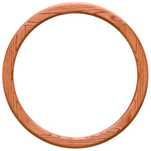 22 Round Ready-made Oak Frame