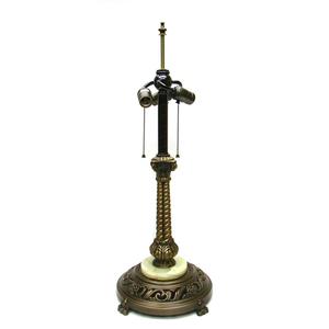 25 Rope Lamp Base with Onyx, Large Bases - In Stock