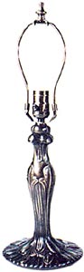 11 Art Nouveau Lamp Base, Medium Bases - In Stock