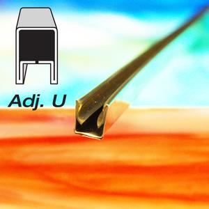 1/4 Adjustable U Brass Came - Strip, Zinc, Copper & Brass