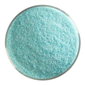 1 lb Turquoise Blue Opal Frit - Fine, Fine Frit