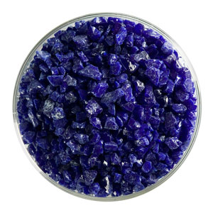 1 lb Deep Cobalt Opal Frit - Coarse, Coarse Frit