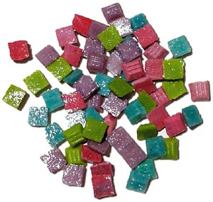3/8 Glass Tile Potpourri Mix - 1/2 lb., 