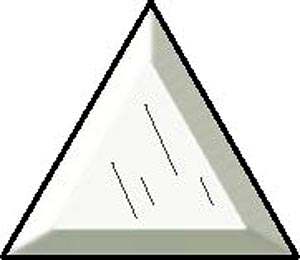 4 x 4 x 4 triangle mirror bevel, Mirrored Bevels
