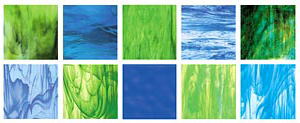 Blue and Green Outdoor Glass Pack, Glass Packs Sale
